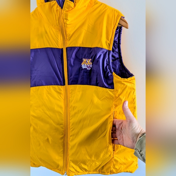 Columbia LSU Tigers Reversible Puffer Vest | Size Large - Picture 10 of 13